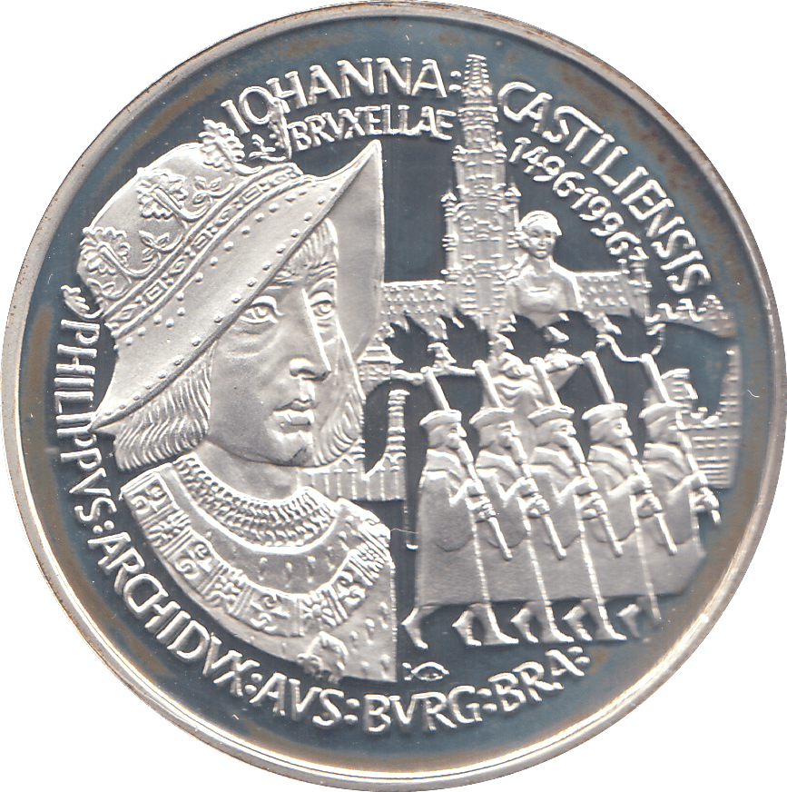 2000 SILVER PROOF BELGIUM 10 EUROS - WORLD COINS - Cambridgeshire Coins