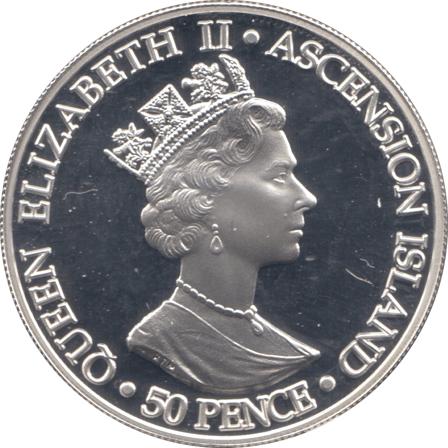 2000 SILVER PROOF FIFTY PENCE TRISTAN DA CUNHA - SILVER WORLD COINS - Cambridgeshire Coins