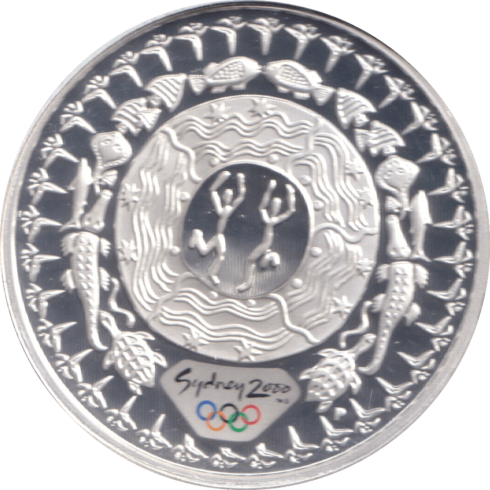 2000 SILVER PROOF FIVE DOLLAR AUSTRALIA - SILVER WORLD COINS - Cambridgeshire Coins