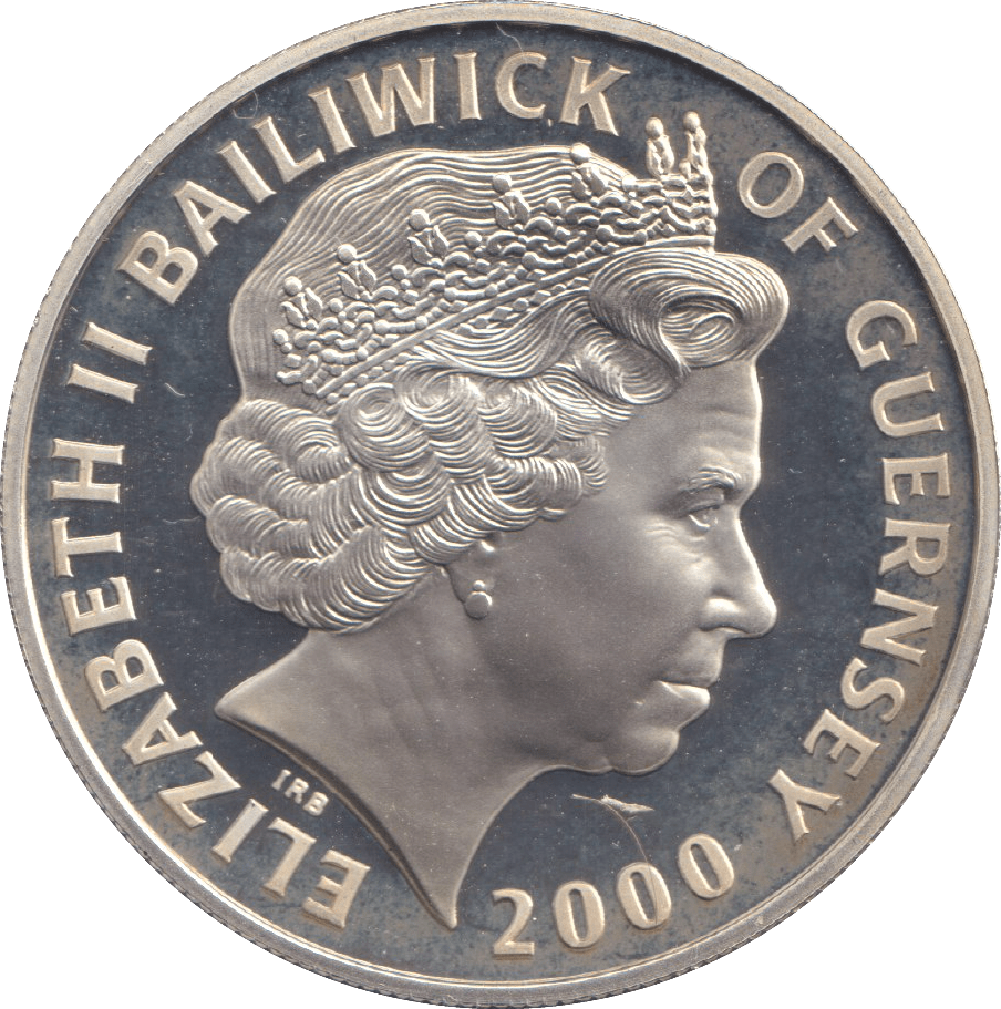 2000 SILVER PROOF FIVE POUND CENTURY OF MONARCHY - SILVER WORLD COINS - Cambridgeshire Coins