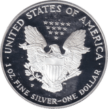 2000 SILVER PROOF LIBERTY DOLLAR USA - SILVER WORLD COINS - Cambridgeshire Coins