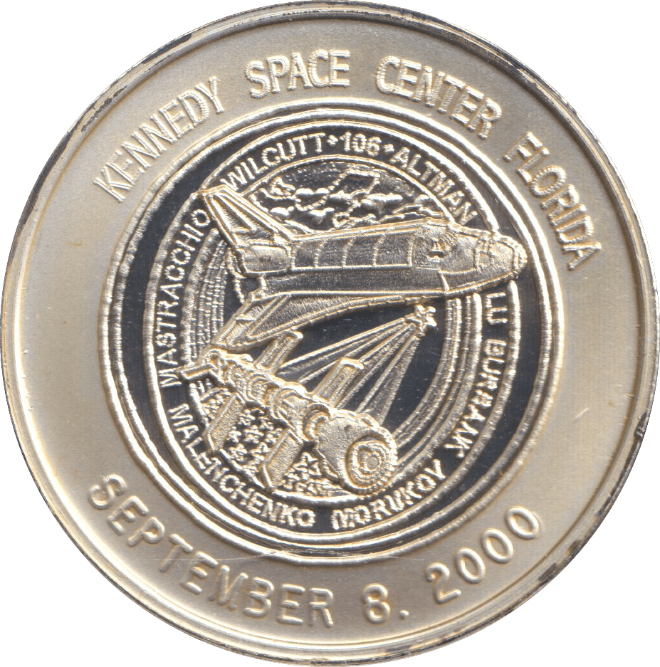 2000 SILVER PROOF MEDALLION THE NEW ERA OF SPACE USA - SILVER WORLD COINS - Cambridgeshire Coins