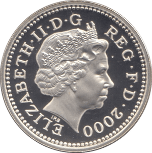 2000 SILVER PROOF ONE POUND £1 WELSH DRAGON - SILVER WORLD COINS - Cambridgeshire Coins