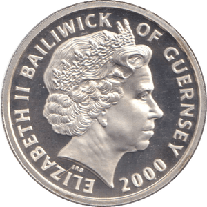 2000 SILVER PROOF ONE POUND QUEEN MOTHER - Silver Proof - Cambridgeshire Coins