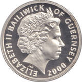 2000 SILVER PROOF ONE POUND QUEEN MOTHER - Silver Proof - Cambridgeshire Coins