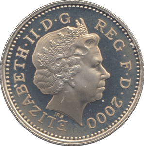2000 SILVER PROOF TEN PENCE - SILVER WORLD COINS - Cambridgeshire Coins