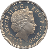2000 SILVER PROOF TEN PENCE - SILVER WORLD COINS - Cambridgeshire Coins