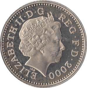 2000 SILVER TEN PENCE UK - SILVER WORLD COINS - Cambridgeshire Coins