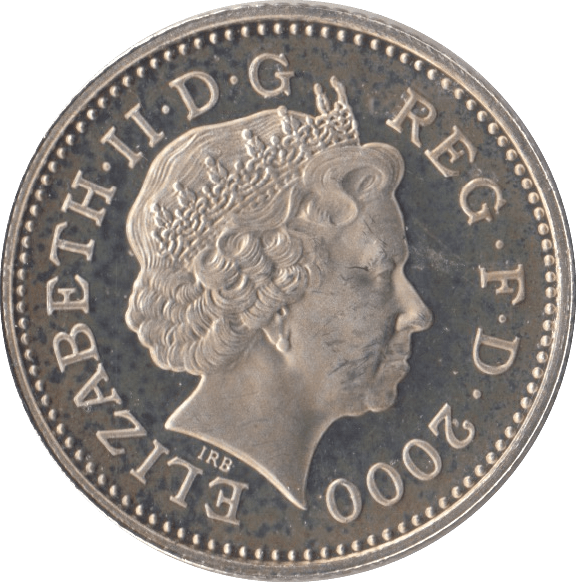 2000 SILVER TEN PENCE UK - SILVER WORLD COINS - Cambridgeshire Coins