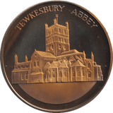 2000 TEWKESBURY ABBEY MEDALLION M45 - MEDALS & MEDALLIONS - Cambridgeshire Coins