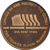 2000 THAMES BARRIER MEDALLION M33 - MEDALS & MEDALLIONS - Cambridgeshire Coins