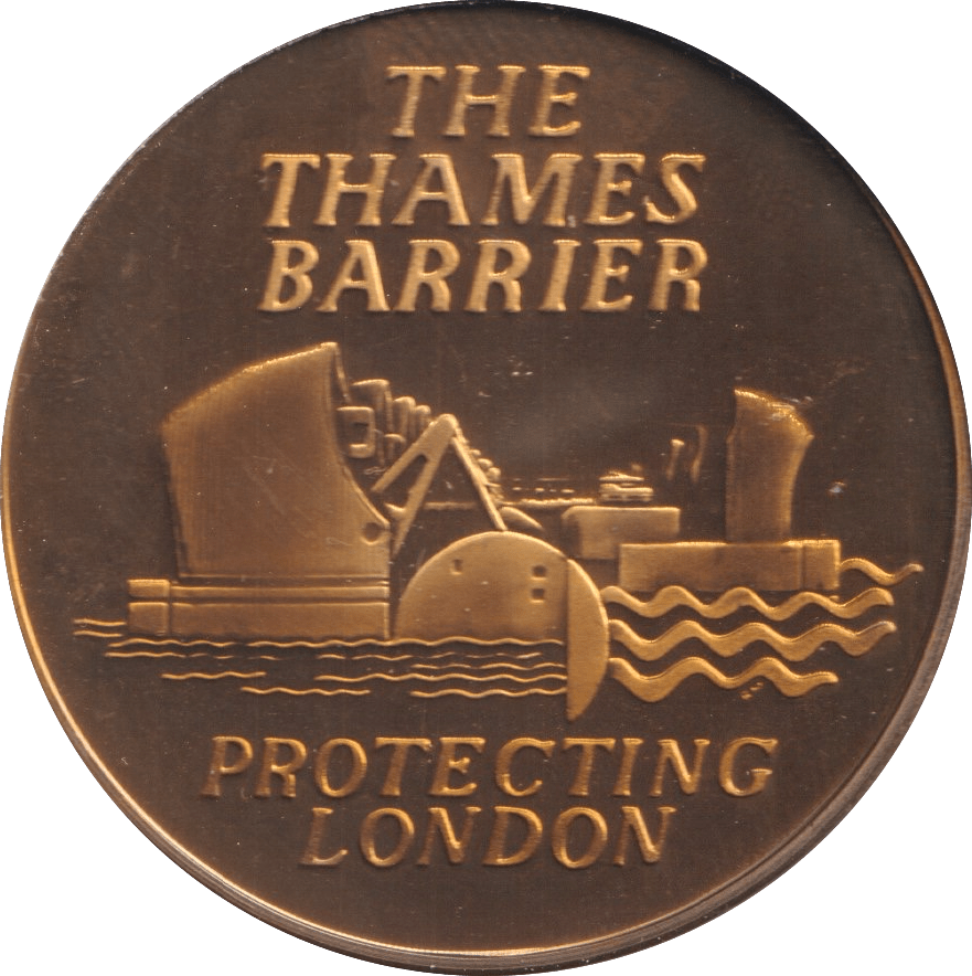 2000 THAMES BARRIER MEDALLION M33 - MEDALS & MEDALLIONS - Cambridgeshire Coins