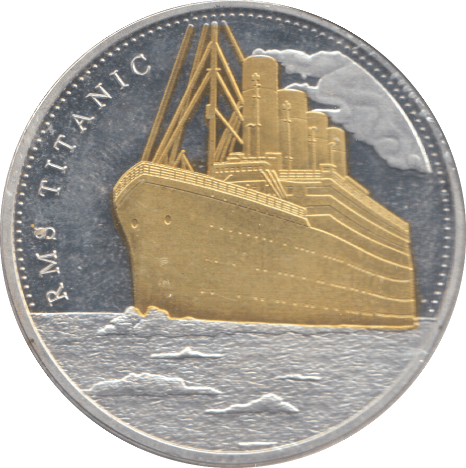 2000 THE VOYAGE OF THE TITANIC COMMEMORATIVE COIN - WORLD COINS - Cambridgeshire Coins