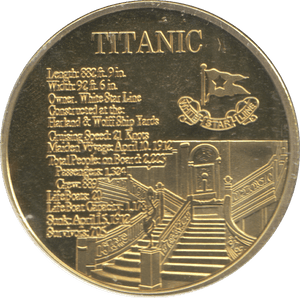 2000 TITANIC COMMEMORATIVE MEDALLION - MEDALS & MEDALLIONS - Cambridgeshire Coins