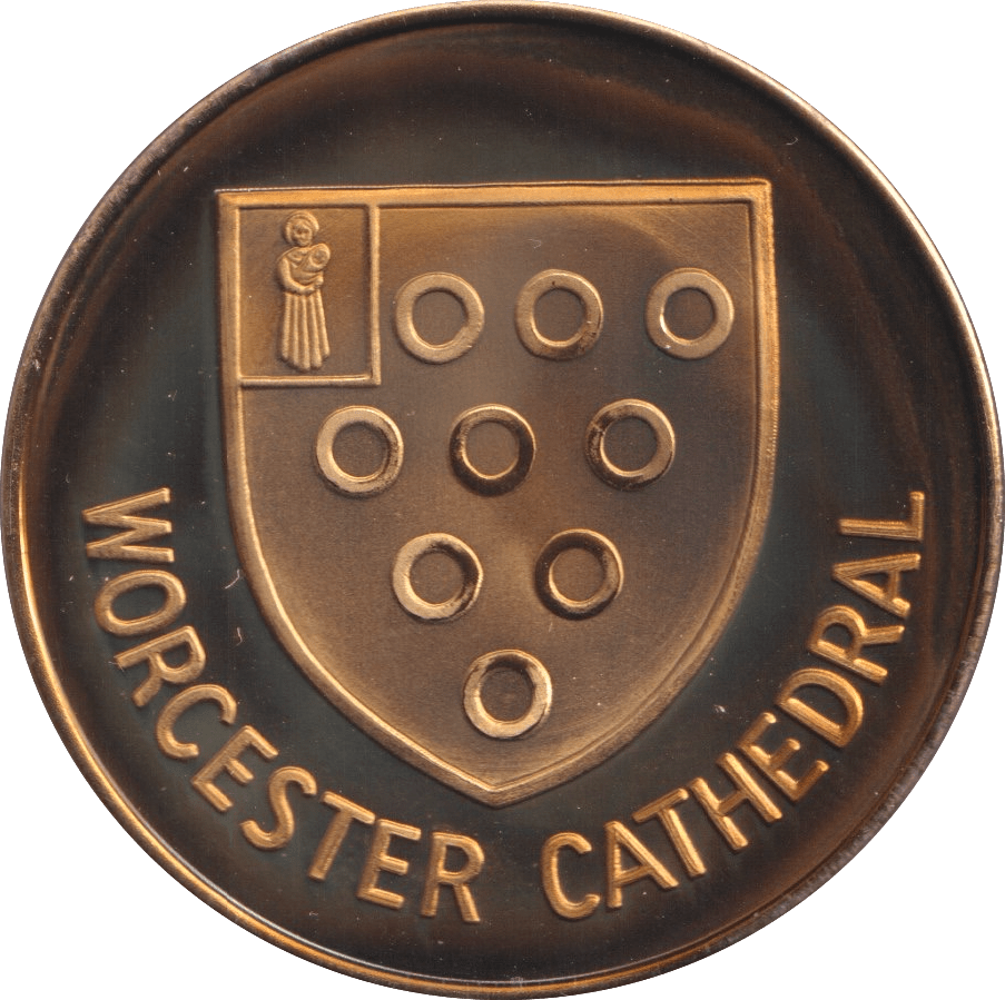2000 WORCESTER CATHEDRAL MEDALLION M35 - MEDALS & MEDALLIONS - Cambridgeshire Coins