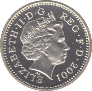 2001 £1 SILVER PROOF - £1 Silver Proof - Cambridgeshire Coins