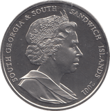 2001 2 POUND SIR ERNEST HENRY SHACKLETON ( BU ) - WORLD COINS - Cambridgeshire Coins