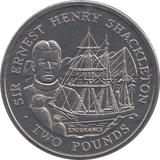 2001 2 POUND SIR ERNEST HENRY SHACKLETON ( BU ) - WORLD COINS - Cambridgeshire Coins