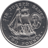 2001 2 POUND SIR JOSEPH BANKS ( BU ) - WORLD COINS - Cambridgeshire Coins