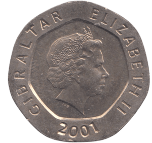 2001 20P OUR LADY OF EUROPE - 20p BU - Cambridgeshire Coins