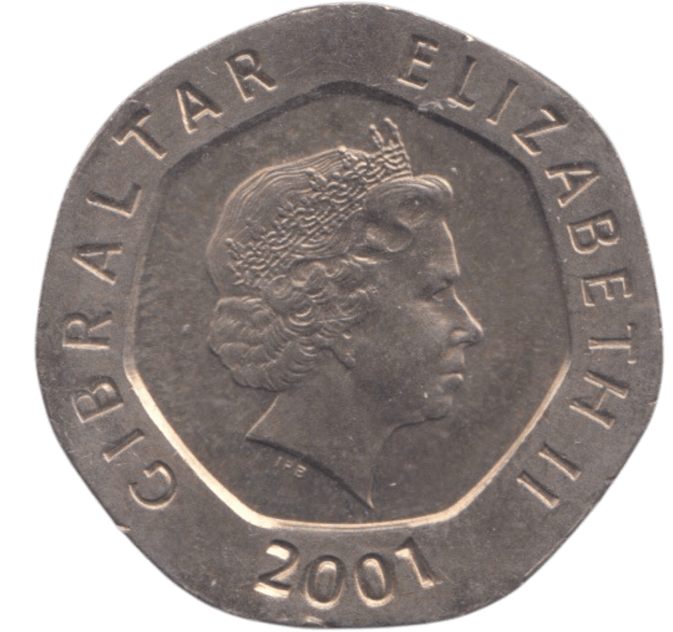 2001 20P OUR LADY OF EUROPE - 20p BU - Cambridgeshire Coins