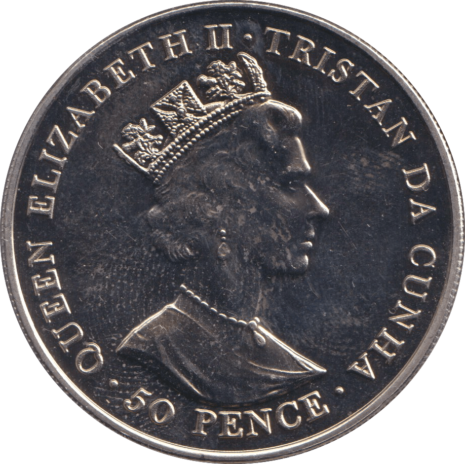 2001 50 PENCE - QUEEN ELIZABETH 75TH BIRTHDAY - WORLD COINS - Cambridgeshire Coins