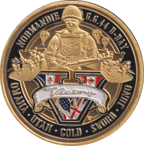 2001 75TH ANNIVERSARY D-DAY NORMANDY MEDALLION - MEDALS & MEDALLIONS - Cambridgeshire Coins