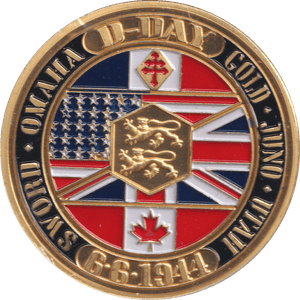 2001 75TH ANNIVERSARY D-DAY NORMANDY MEDALLION - MEDALS & MEDALLIONS - Cambridgeshire Coins