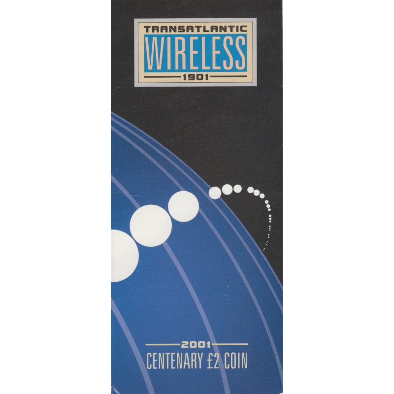 2001 BRILLIANT UNCIRCULATED £2 PRESENTATION PACK WIRELESS - £2 BU PACK - Cambridgeshire Coins