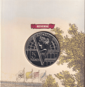2001 BRILLIANT UNCIRCULATED £5 COIN PRESENTATION PACK VICTORIAN - £5 BU PACK - Cambridgeshire Coins