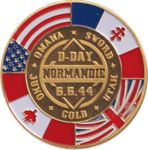 2001 D-DAY LANDINGS NORMANDY MEDALLION - MEDALS & MEDALLIONS - Cambridgeshire Coins