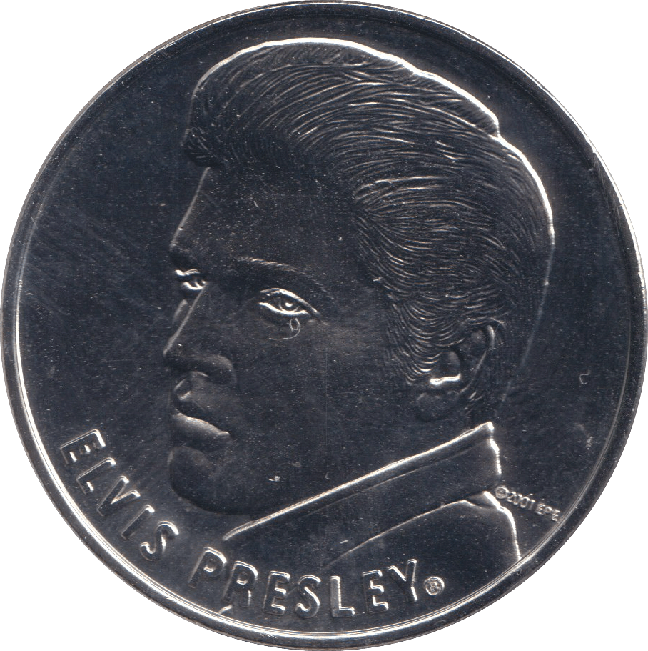 2001 EVLIS PRESLEY LAS VEGAS MEDAL REF-2 - MEDALS & MEDALLIONS - Cambridgeshire Coins