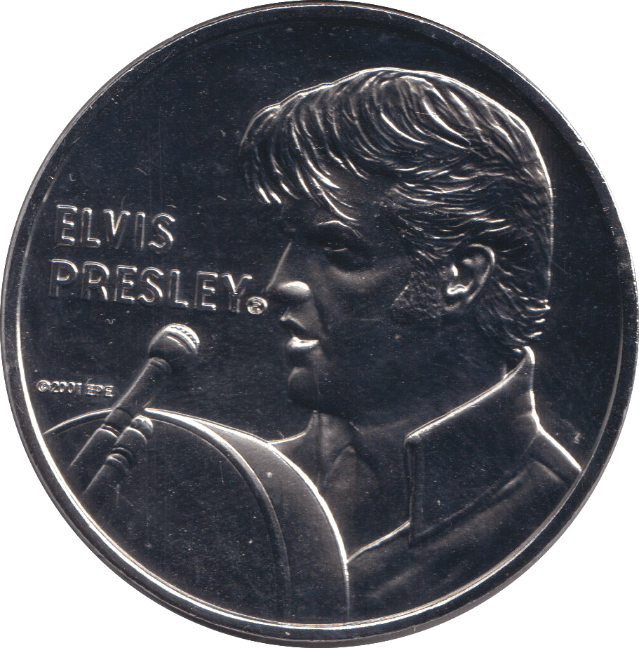 2001 EVLIS PRESLEY LAS VEGAS MEDAL REF-3 - MEDALS & MEDALLIONS - Cambridgeshire Coins