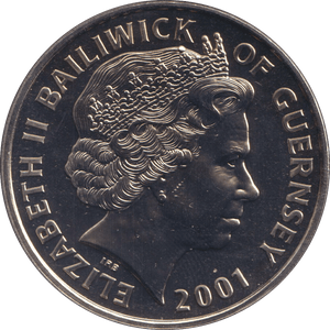 2001 FIVE POUNDS 75TH BIRTHDAY OF HM QUEEN - WORLD COINS - Cambridgeshire Coins