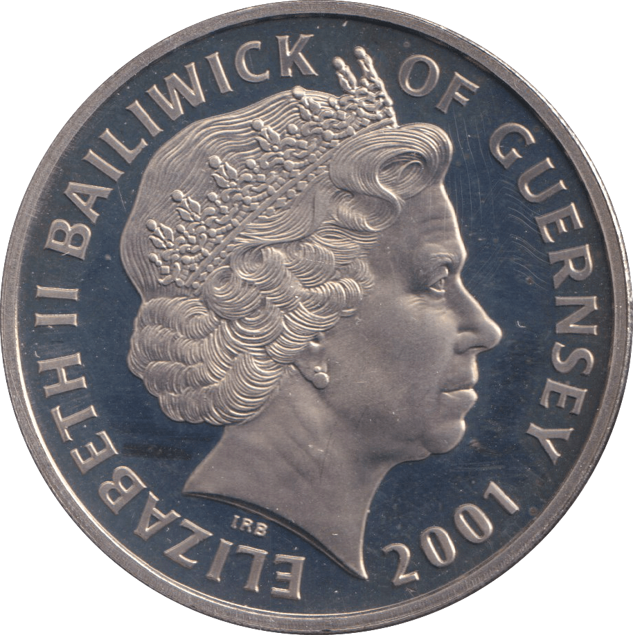 2001 FIVE POUNDS BAILIWICK OF GUERNSEY - WORLD COINS - Cambridgeshire Coins