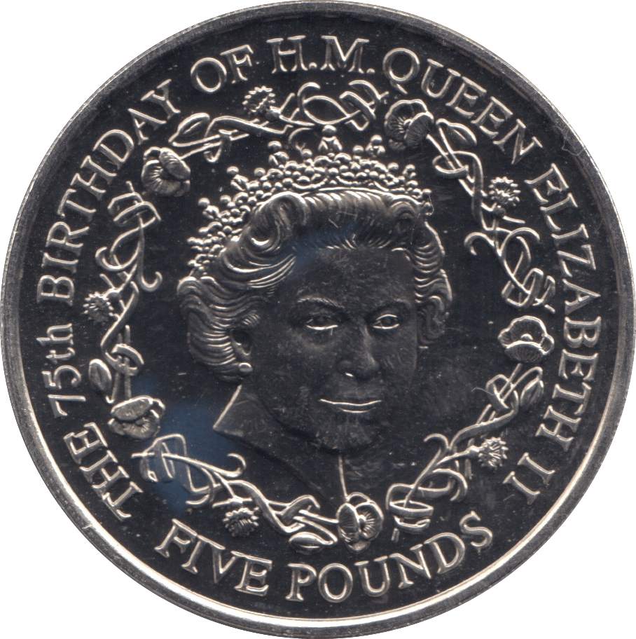 2001 FIVE POUNDS GUERNSEY - WORLD COINS - Cambridgeshire Coins