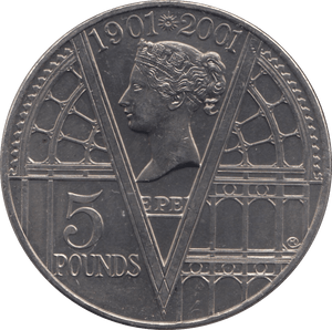 2001 FIVE POUNDS UK - WORLD COINS - Cambridgeshire Coins