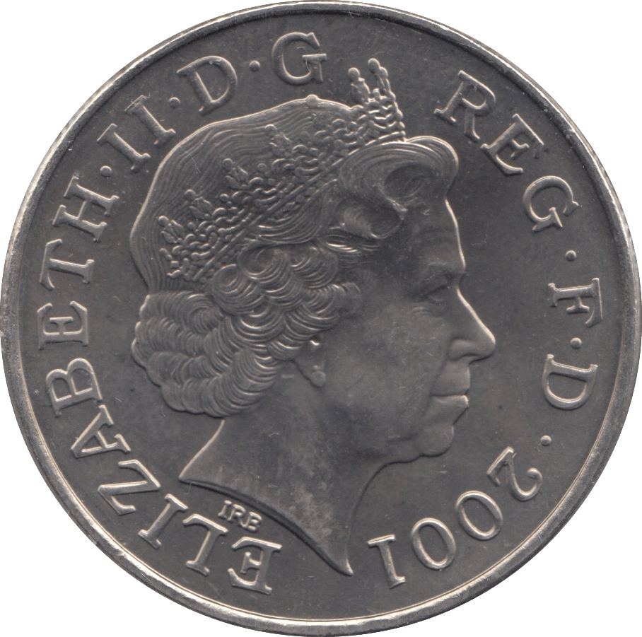 2001 FIVE POUNDS UK - WORLD COINS - Cambridgeshire Coins
