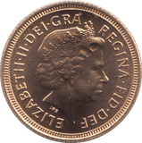 2001 GOLD HALF SOVEREIGN ( BU ) - Half Sovereign - Cambridgeshire Coins