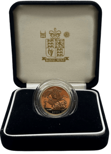 2001 GOLD PROOF SOVEREIGN BOXED - GOLD PROOF SOVEREIGNS - Cambridgeshire Coins
