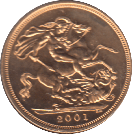 2001 GOLD SOVEREIGN ( BU ) - SOVEREIGN - Cambridgeshire Coins