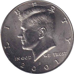 2001 HALF DOLLAR USA - WORLD COINS - Cambridgeshire Coins