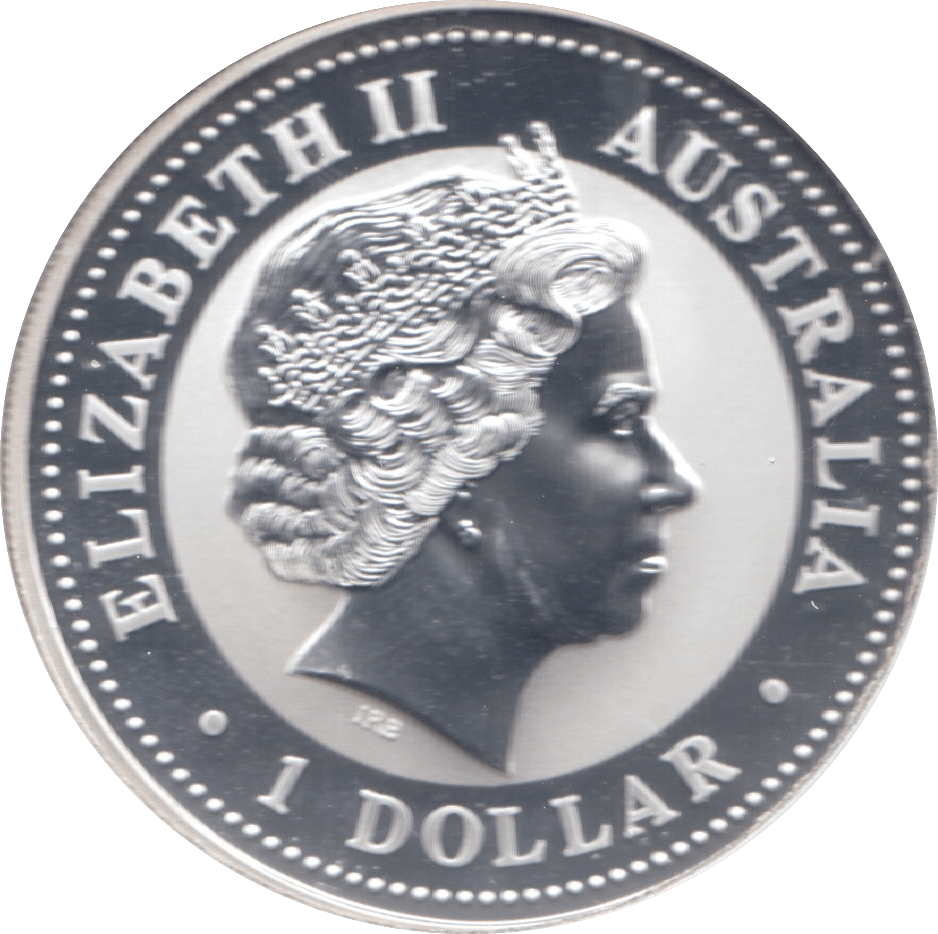 2001 ONE DOLLAR KOOKABURRA SILVER PROOF - SILVER WORLD COINS - Cambridgeshire Coins