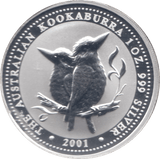 2001 ONE DOLLAR KOOKABURRA SILVER PROOF - SILVER WORLD COINS - Cambridgeshire Coins
