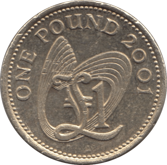 2001 ONE POUND GUERNSEY - WORLD COINS - Cambridgeshire Coins