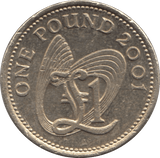 2001 ONE POUND GUERNSEY - WORLD COINS - Cambridgeshire Coins