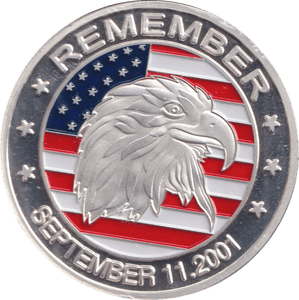 2001 REMEMBER SEPTEMBER 11 MEDALLION USA - MEDALS & MEDALLIONS - Cambridgeshire Coins