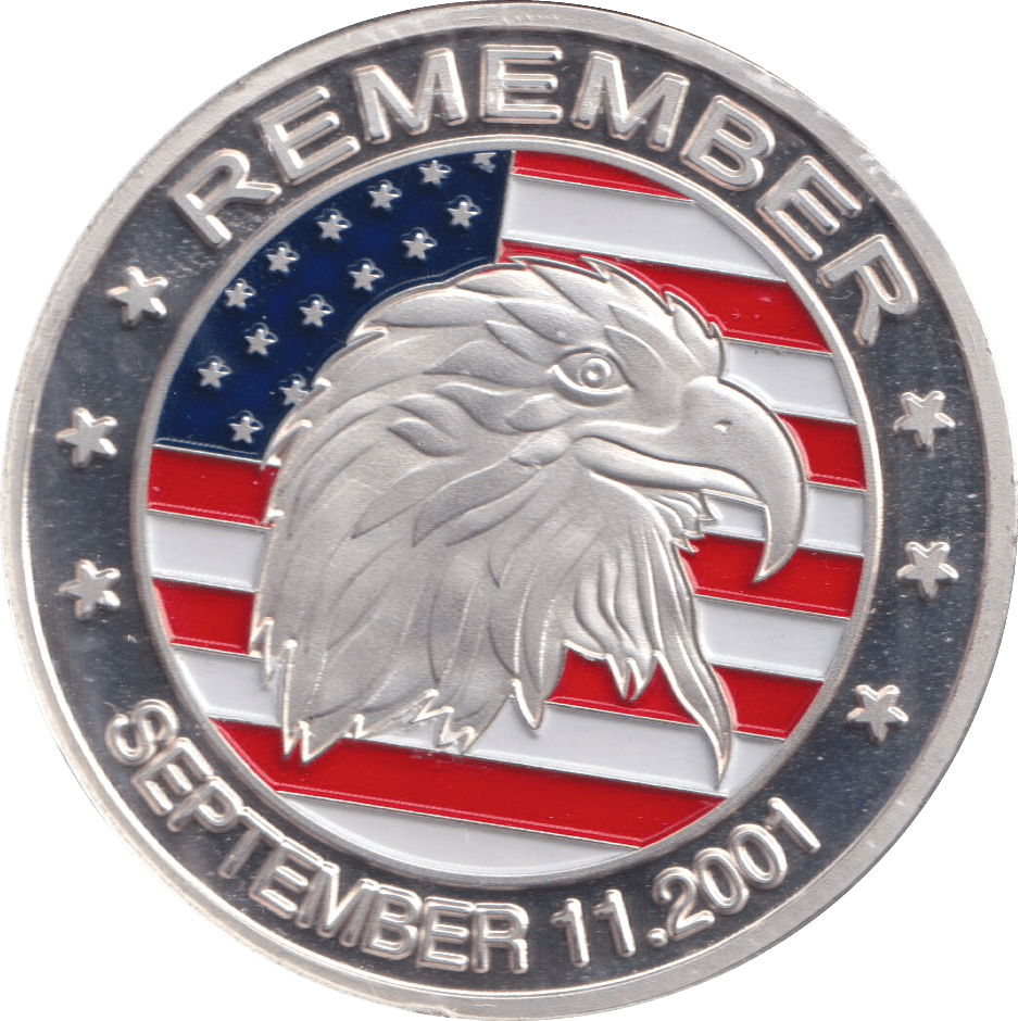 2001 REMEMBER SEPTEMBER 11 MEDALLION USA - MEDALS & MEDALLIONS - Cambridgeshire Coins