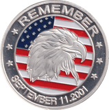 2001 REMEMBER SEPTEMBER 11 MEDALLION USA - MEDALS & MEDALLIONS - Cambridgeshire Coins