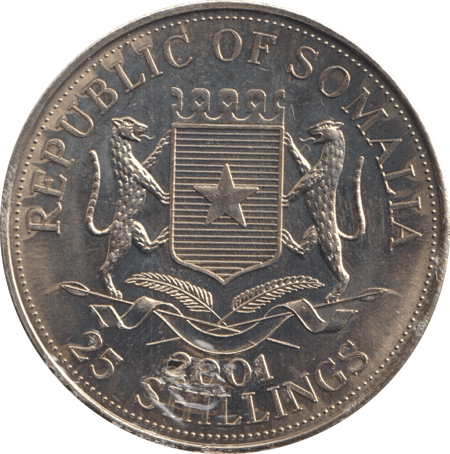 2001 REPUBLIC OF SOMALIA COIN F213 - WORLD COINS - Cambridgeshire Coins